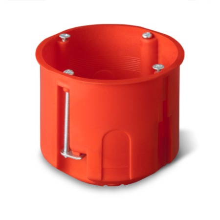 PK-60F PUSZKA INSTALACYJNA PT GIPS 1X FI60 IP20 GŁĘBOKA Z WKRĘTAMI CEGLASTY