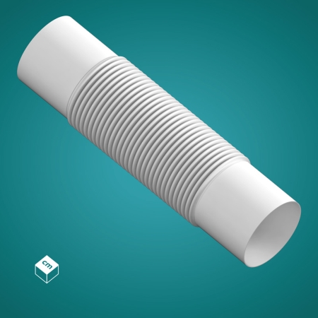 ZCL 47 ZŁĄCZKA KARBOWANA FI47 BIAŁY