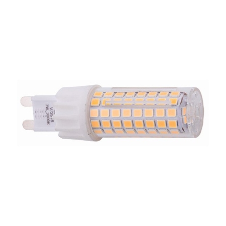 ŻARÓWKA LED KAPSUŁKA 7W G9 230V PRZEZROCZYSTA CERAMICZNA 830 WW 3000K 750LM 360ST