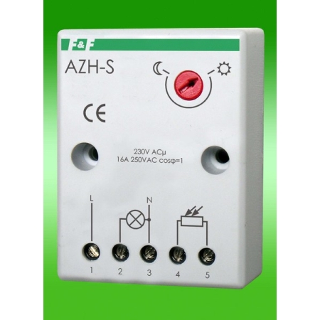 AZH-S AUTOMAT ZMIERZCHOWY NT 16A 230V AC Z ZEWNĘTRZNĄ SONDĄ HERMETYCZNĄ