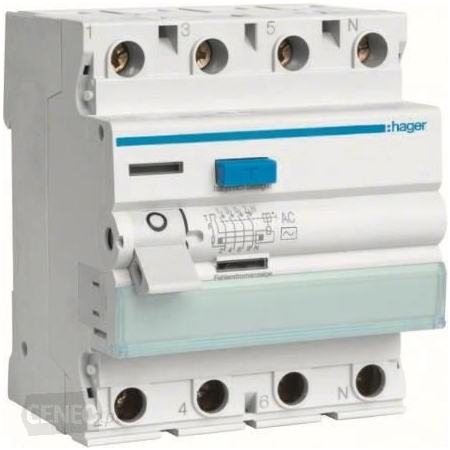 CDC425J 25A/ 30MA/AC WYŁĄCZNIK RÓŻNICOWY 25A 4P 4M 30MA AC 6KA