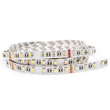 NEXTEC EX TAŚMA LED 18W/1M 5M 10MM 24V DC IP20 ŚCIEMNIALNA RGB+WW 3000K 468LM/1M 60LED/1M 120ST 4IN1