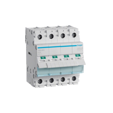 SBN463 ROZŁĄCZNIK IZOLACYJNY 63A 4P 4M 400V AC