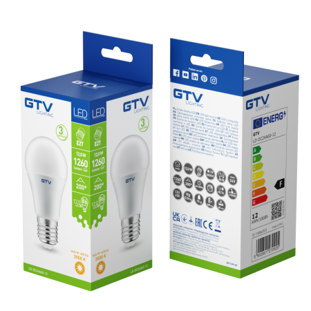 ŻARÓWKA LED BULB 12/75W E27 24V MATOWA 830 WW 3000K 1055LM 200ST A60