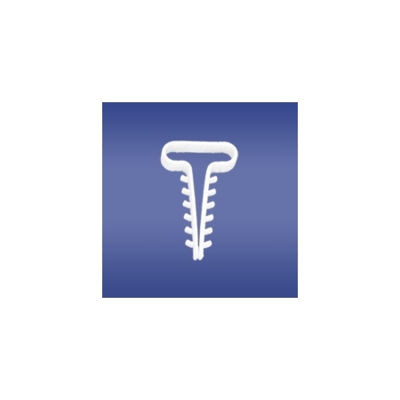 USMP 6/100 UCHWYT KABLOWY WBIJANY PŁASKI BIAŁY (YDYP 5X6.0, 5X4.0)