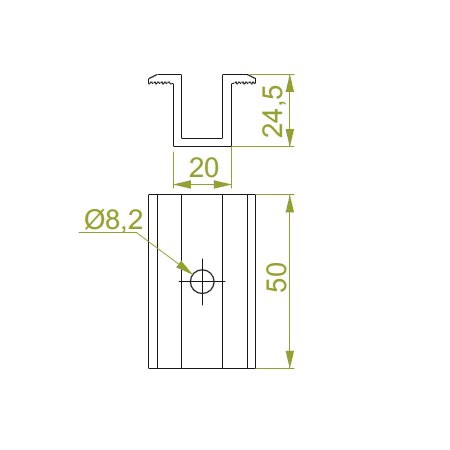 PUF POŚREDNI UCHWYT FOTOOGNIWA