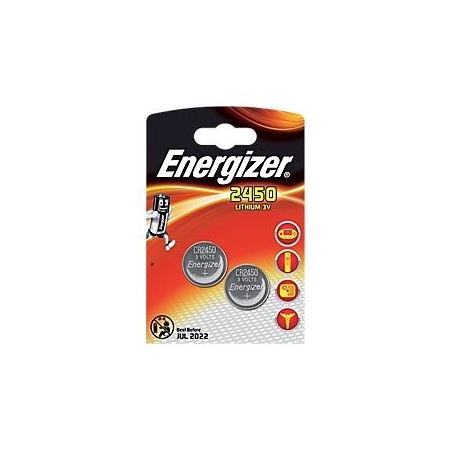 CR2450 BATERIA PASTYLKOWA LITOWA 3V 620MAH FI24.5 H5.0MM BLS.2SZT.