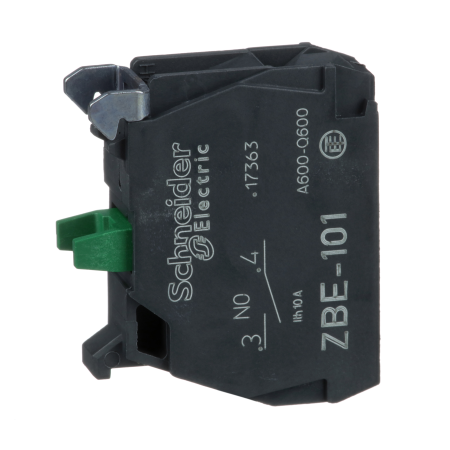 Schneider Electric Harmony XB4 Pojedynczy blok styków 1NO Ø22, ZBE101