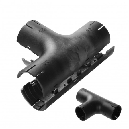 LST 20 CZARNY ŁĄCZNIK SKŁADANY TRÓJNIK