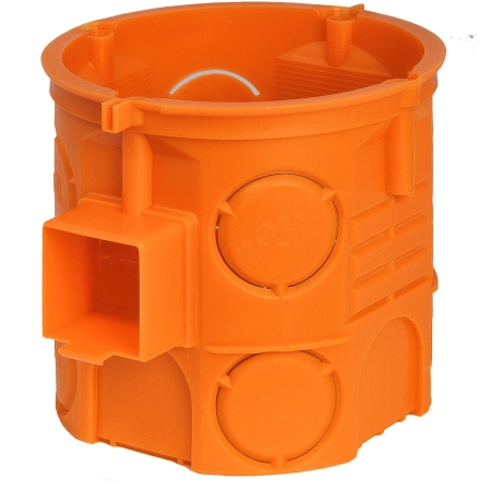 S 60DF PUSZKA INSTALACYJNA PT 1X FI60 61MM GŁĘBOKA SZEREGOWA POMARAŃCZOWY