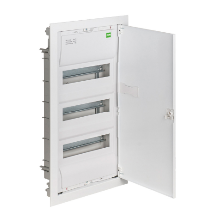 MSF RP ROZDZIELNIA PLASTIKOWA PT 42M 3X 14M N+PE IP30 IK05 603X358X94 DRZWI PEŁNE METAL BIAŁY