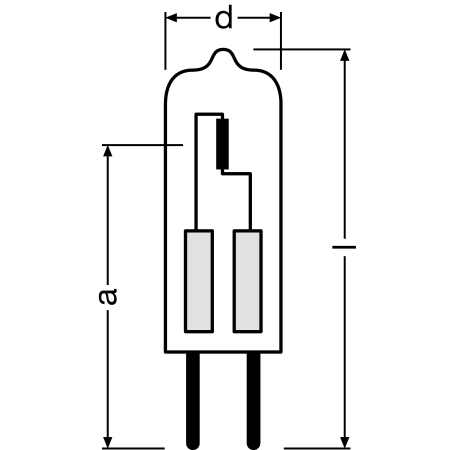 HALOSTAR OVEN ŻARÓWKA HALOGENOWA 20W G4 12V PRZEZROCZYSTA DO PIEKARNIKÓW 300ST C WW 2800K 320LM