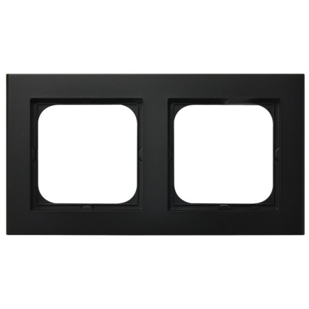 SONATA CZARNY MAT RAMKA 2X