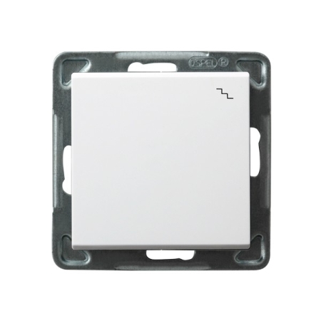 SONATA MODUŁ BIAŁY ŁĄCZNIK UNIWERSALNY "SCHODY" ZACISKI SPRĘŻYNOWE 16AX 250V