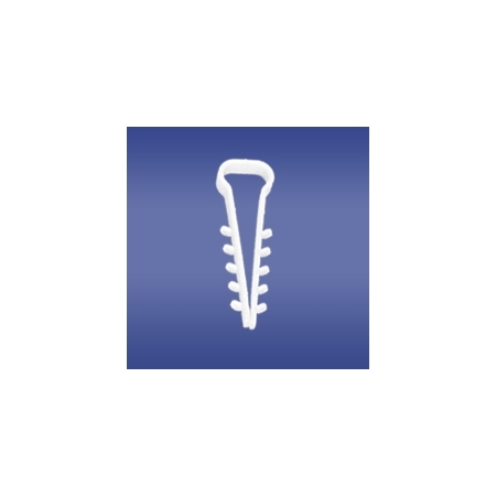 USMP 2/100 UCHWYT KABLOWY WBIJANY PŁASKI BIAŁY (YDYP 2X2.5, 3X1.0, 3X 1.5)