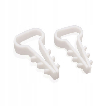 US-4/100 UCHWYT KABLOWY WBIJANY OKRĄGŁY BIAŁY (YDY 2X2.5, 3X1.5, 3X2.5, 4X1.0)