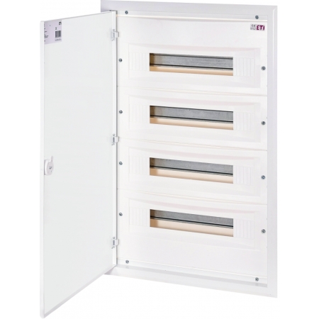 ERP18-4 ROZDZIELNIA PLASTIKOWA PT 72M 4X 18M N+PE IP40 IK10 675X418X120 DRZWI PEŁNE METAL BIAŁY DIDO