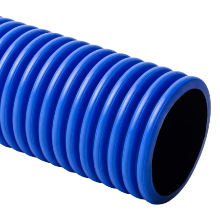 KF 110-25 NIEBIESKI RURA OSŁONOWA KARBOWANA DWUWARSTWOWA ZIEMNA HDPE FI110/94 450N KOPOFLEX
