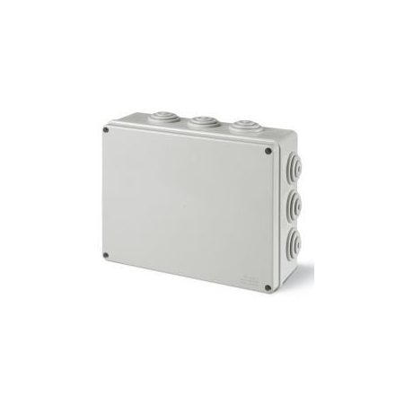 PUSZKA INSTALACYJNA NT 120X80X50 IP55 6 DŁAWIKÓW SCABOX