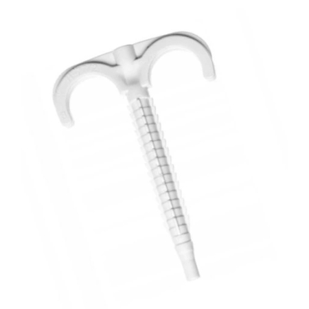 H 77/2 HAK PODWÓJNY 2X FI25 77MM DO RUR RL, RS, PESZLI