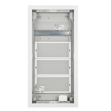 MSF RP ROZDZIELNIA PLASTIKOWA MULTIMEDIALNA PT 56M 4X 12M Z PŁYTĄ IP30 728X358X94 DRZWI METAL BIAŁY