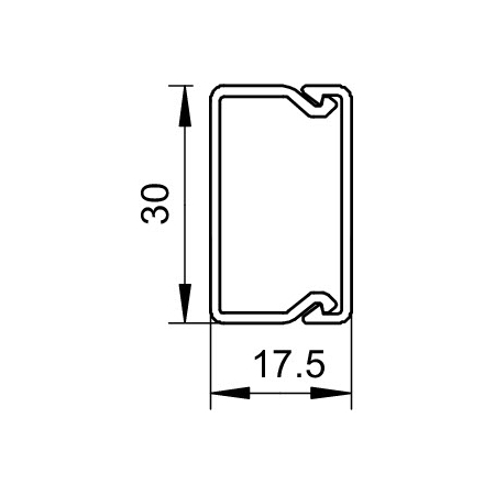 WDK15030RW KANAŁ KABLOWY INSTALACYJNY 30X15 PVC BIAŁY RAL9010 WDK