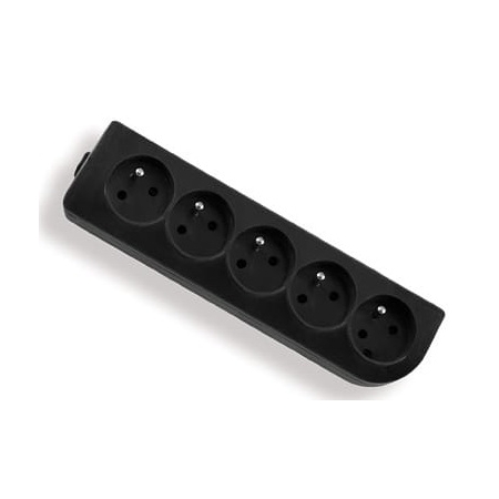 GN-50-2 GNIAZDO PRZENOŚNE 5X Z/U OKRĄGŁE 16A CZARNY