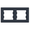 Schneider Electric Asfora, ramka 2-krotna, pozioma, antracyt, EPH5800271