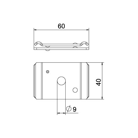 GMA M8 FS UCHWYT DO KORYT SIATKOWYCH FS