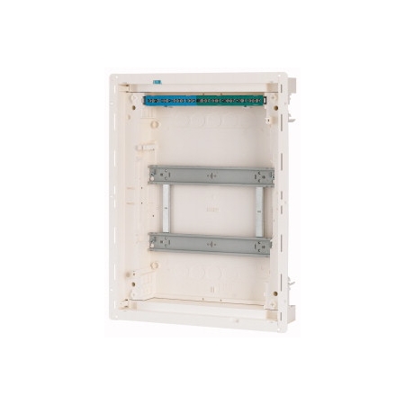 KLV-24UPS-SF ROZDZIELNIA PLASTIKOWA PT 24M 2X 12M N+PE IP30 465X360X100 DRZWI PEŁNE METAL BIAŁY