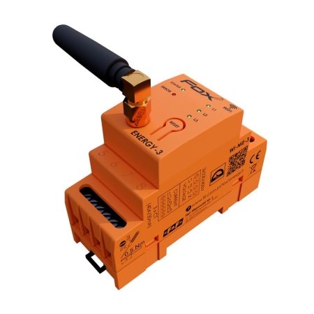 WI-MEF-3 MONITOR ENERGII ELEKTRYCZNEJ WI-FI 3F+NFOX ENERGY 3 WI-MEF3 40A