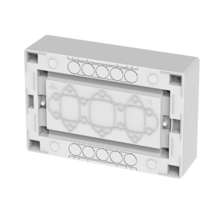 ECONOMIC BOX ROZDZIELNIA PLASTIKOWA NT 12M 1X 12M N+PE IP40 IK05 198X298X96 DRZWI DYMNE BIAŁY