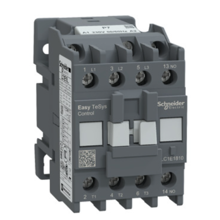Schneider Electric Stycznik mocy TeSys TVS AC3 18A 3P 1NO cewka 230V 50/60HZ, LC1E1810P7