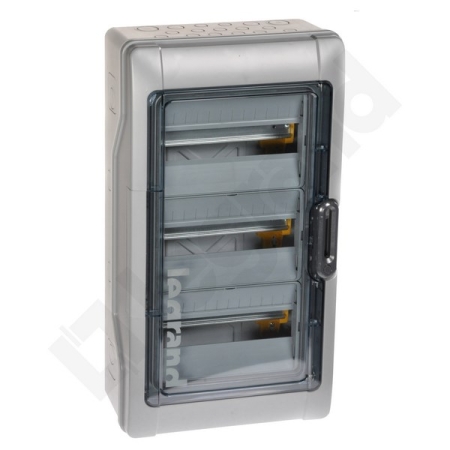 RN65 ROZDZIELNIA PLASTIKOWA NT 36M 3X 12M N+PE IP65 IK09 622X340X161 DRZWI DYMNE SZARY