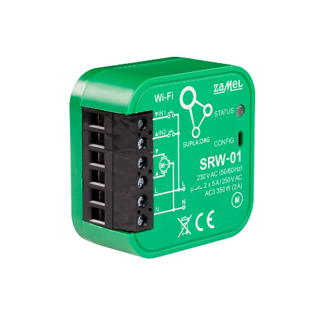 SRW-01 STEROWNIK ROLET WI-FI TYP: SRW-01