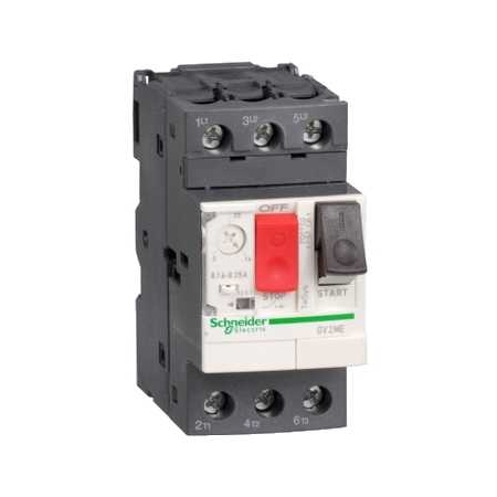 Schneider Electric Wyłącznik silnikowy GV2ME napęd przyciskowy 6-10A zaciski skrzynkowe, GV2ME14