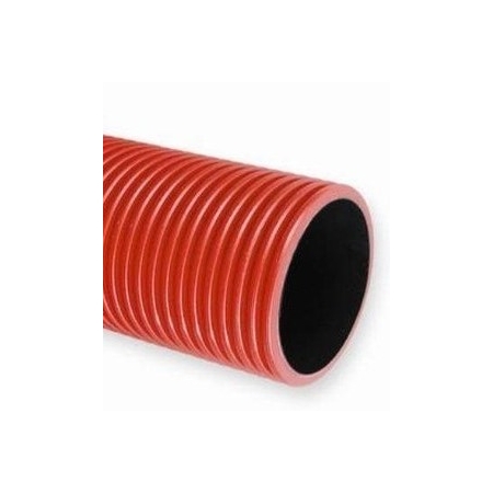 QRK160-25 FLEX CZERWONY RURA OSŁONOWA KARBOWANA DWUWARSTWOWA ZIEMNA HDPE FI160/138 450N/5CM