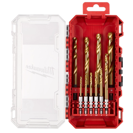 ZESTAW WIERTEŁ UDAROWYCH DO METALU SWAVE HSS-G TIN 10SZT.