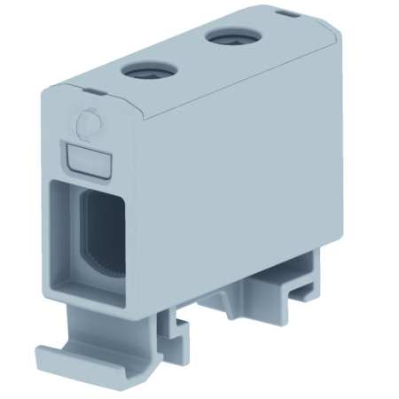 ZŁĄCZKA SZYNOWA PRZELOTOWA 1X AL/CU 1.5-50.0MM2 1000V AC/ 1500V DC ZACISK UNIWERSALNY SZARY