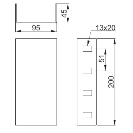 LCTW100H50MC ŁĄCZNIK CEOWNIKA
