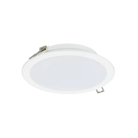 DN065B BIAŁY OPRAWA DOWNLIGHT PT LED 12W NW 4000K 1200LM IP20 110ST LED12 G4 D150MM RD TWORZYWO