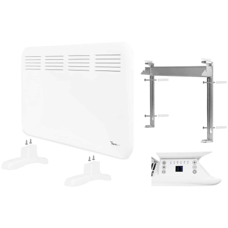 GRZEJNIK KONWEKTOROWY ELEKTRYCZNY 2000W 230V+ TERMOSTAT ELEKTRONICZNY WIFI BIAŁY SIMPLA+ 20 THERMECO
