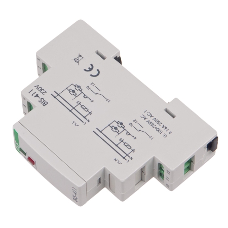 BIS-411 PRZEKAŹNIK IMPULSOWY BISTABILNY 16A 1P 1M 230V AC