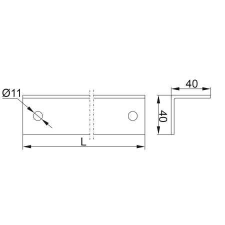 KTST1700A KĄTOWNIK ALUMINIOWY WYCISKANY