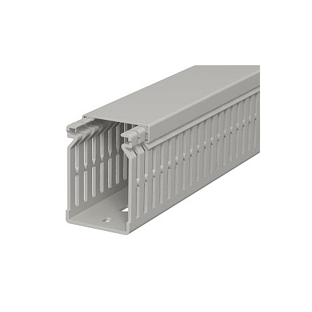 LK4 N 60040 KORYTKO GRZEBIENIOWE PERFOROWANE H60 W40 2M SZARY Z PRZETŁOCZENIEM