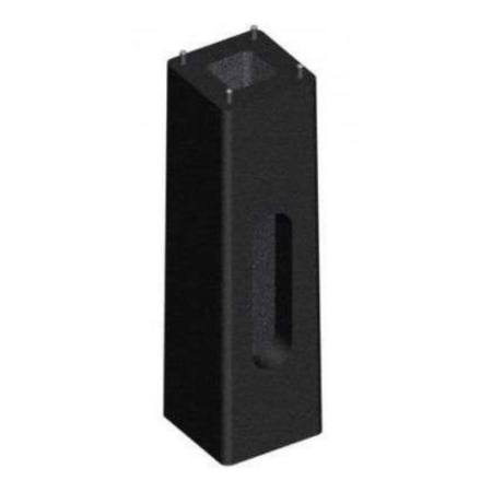 FUNDAMENT BETONOWY B-50 WYS. 900, SZER. 240 ROZSTAW ŚRUB 180X180 M14X24(BEZ ELEMENTÓW MONTAŻ.)