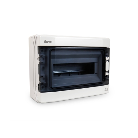 ROZDZIELNIA NATYNKOWA RN 1X12P 400V AC 1500V DC KL. II N+PE TH35 IP65 IK07 DRZWICZKI DWUSTRONNE