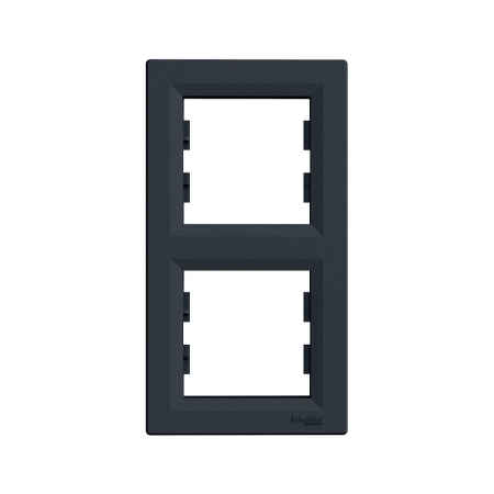 Schneider Electric Asfora, ramka 2-krotna, pionowa, antracyt, EPH5810271