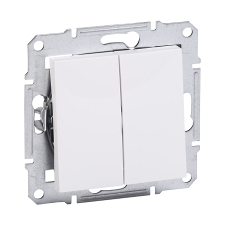 Schneider Electric Asfora, łącznik świecznikowy, bez ramki, biały, EPH0301421