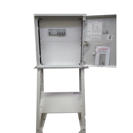 ROZDZIELNIA BUDOWLANA RB 40X42 STOJAK 1X32A-5P/1X16A-5P/2X16A 230V+ZAB.NOARK